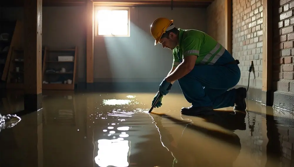 Professional water damage restoration services in Oakford, IN